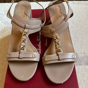 Ferragamo block sandals